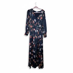 Baltic Born Black Floral Maxi Dress